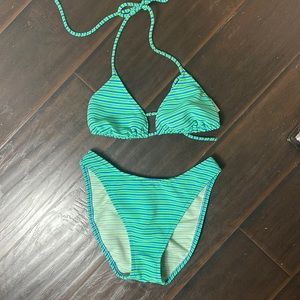 Retro ribbed bikini. Size Medium